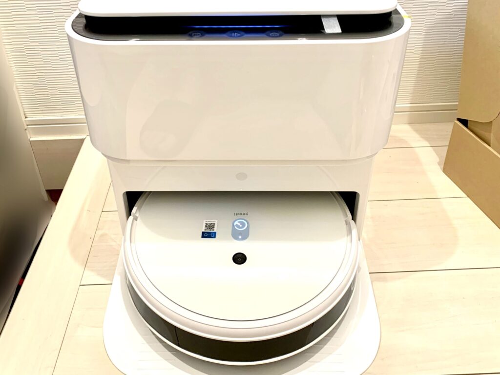 yeediモップステーション　ロボット掃除機　自動　吸引　水拭き　モップ掛け　モップ洗浄　モップ乾燥　ペット